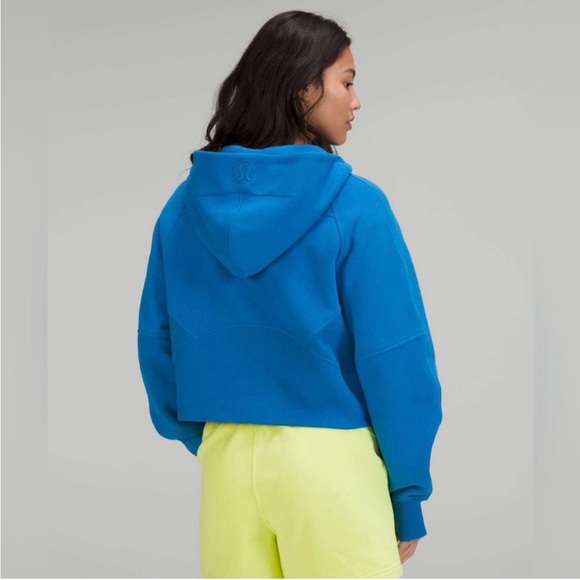 Lululemon Cropped Half Zip Scuba Jacket Poolside XS/S - Picture 2 of 6